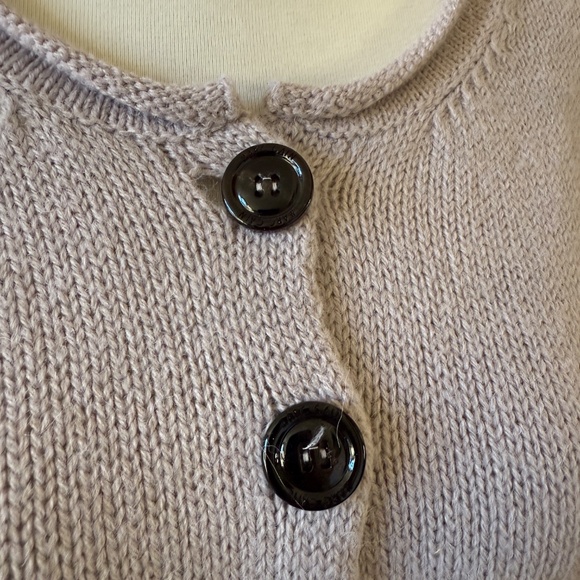 MARC CAIN SWEATER CARDIGAN SCARF SET WOOL ALPACA BLD COZY CHIC LUXURY KNIT 2 - Picture 10 of 12